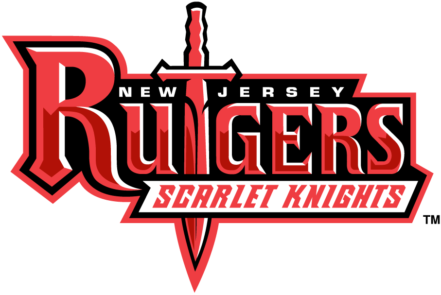 Rutgers Scarlet Knights 1995-2000 Wordmark Logo diy DTF decal sticker